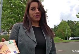 GERMAN SCOUT – TEENY BONNIE BEI SPONTAN CASTING GEFICKT